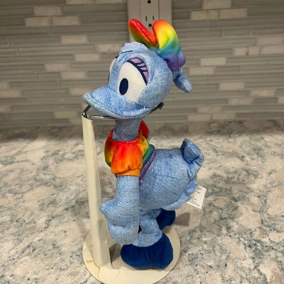 Disney Pride Rainbow Collection 8" Daisy Duck Plush - Picture 3 of 5